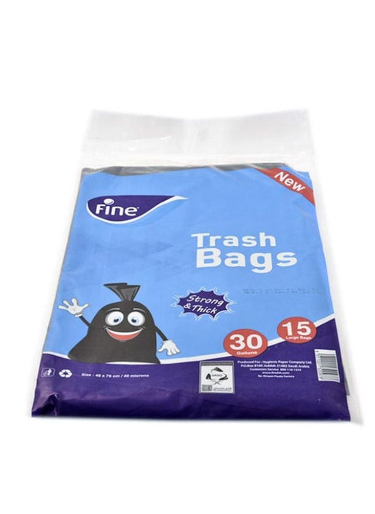 Fine FINE TRASH BAGS 112.5L 15P 