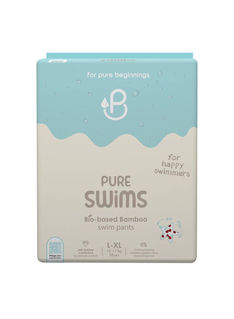 PureBorn Swim Pants Large/XL Size 12-17Kg 10 Diapers - Image 1