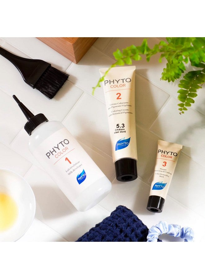 Phyto Phytocolor Permanent Hair Color 4 Brown With Botanical Pigments 100% Grey Hair Coverage Ammoniafree Ppdfree Resorcinfree 0.42 Oz. - Image 4