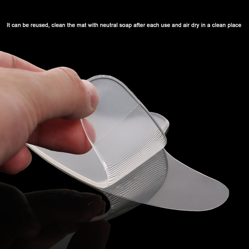 5PCS Reusable Anti Wrinkle Face Pad Silicone Transparent Wrinkle removal sticker Apply to the Face Forehead Lip Fine Lines Forehead Neck Chest - Image 3