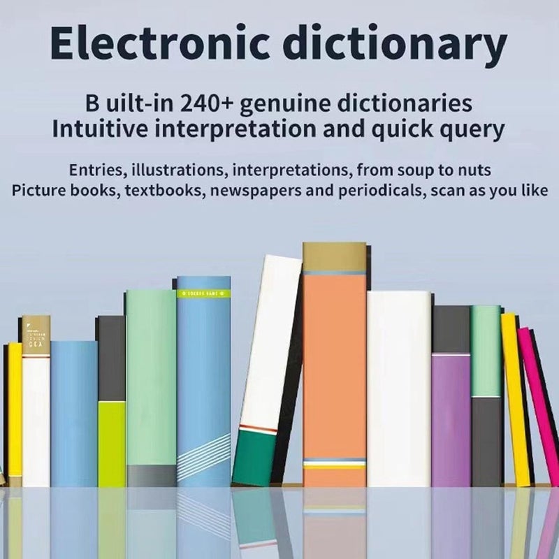 Scan Reading Pen, Translation Pen with 2.22 Inch Screen, Offline Online Electronic Dictionary Language Translator for Students, Multi Language Translator with Text Excerpt and Reco - Image 2