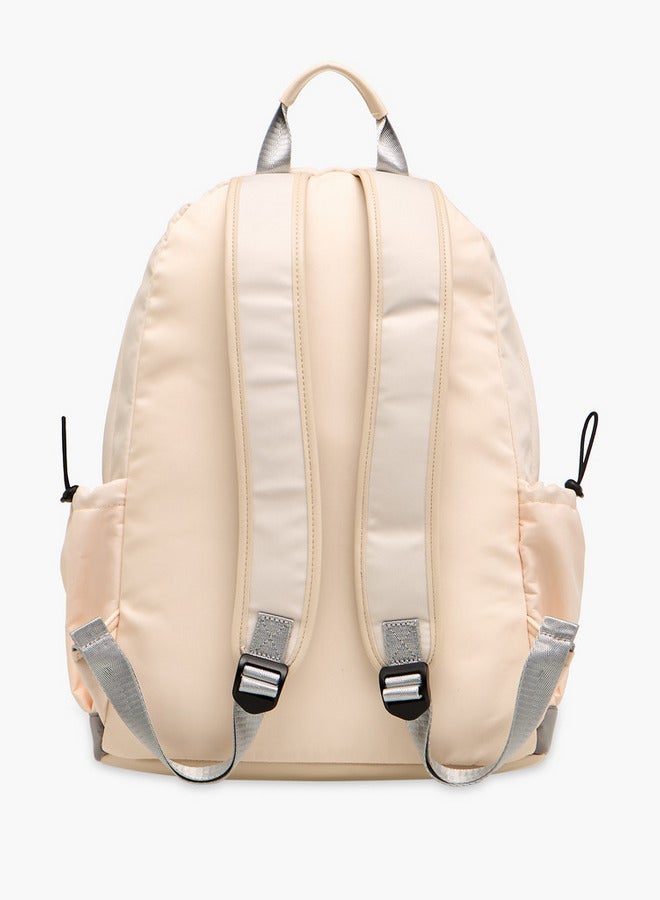 Lee Cooper Printed School Backpack With Adjustable Shoulder Straps And Zip Closure - 13X30X41 Cm - Image 4