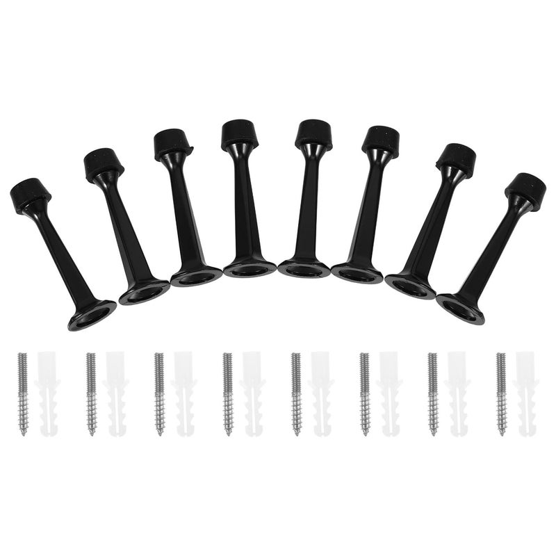 Heavy Duty Zinc Alloy Door Stopper 3 Inch Wall Mounted Solid Bumper For Heavy Doors - Image 2