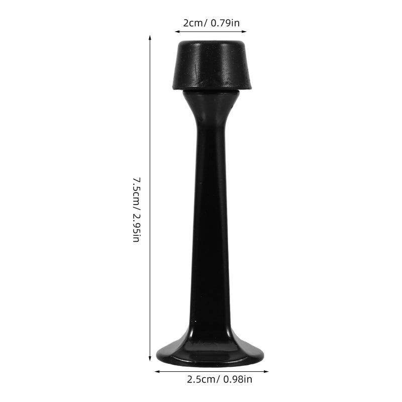 Heavy Duty Zinc Alloy Door Stopper 3 Inch Wall Mounted Solid Bumper For Heavy Doors - Image 3