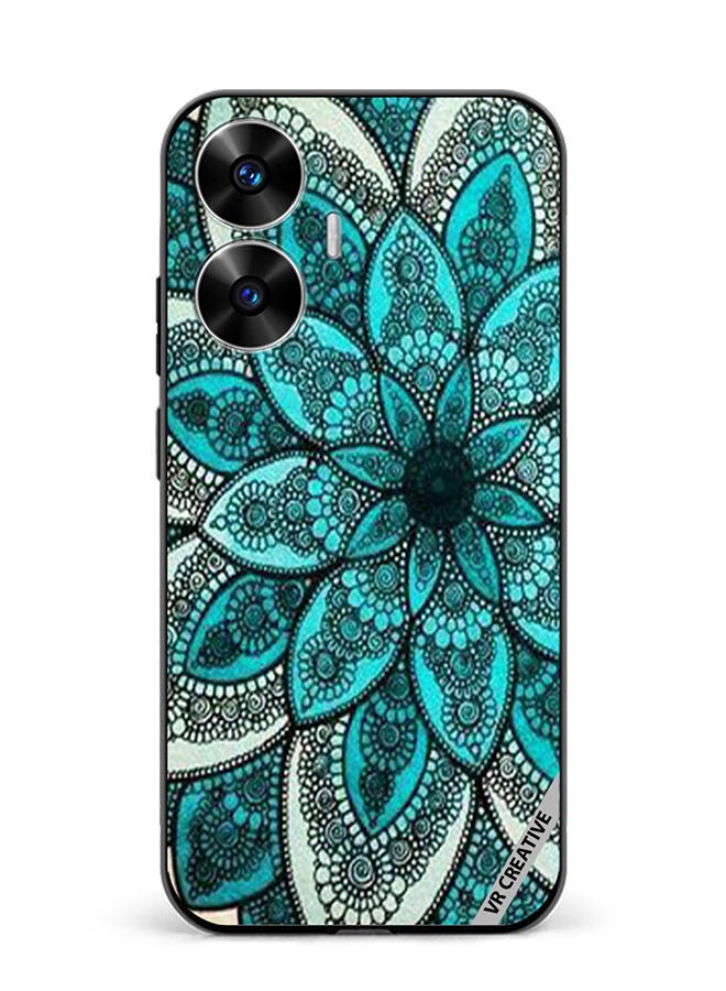 VR CREATIVE Protective Case Cover For Realme C55 Mandala Design Multicolour - Image 1