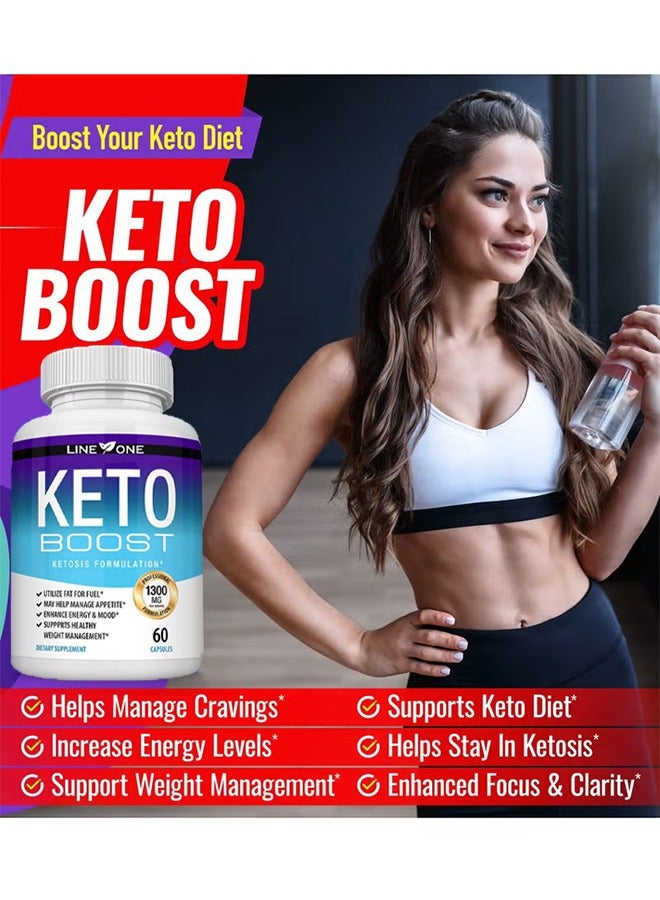 LINE ONE Burning Fat Slimming Capsules, Weight Loss Capsules for Women, Powerful Fat Burner and Appetite Suppressant, Boost metabolism, Slim Slimming Capsule, Excellent for Keto Diet 60 Capsules - Image 4