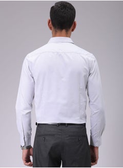 The Indian Garage Co Men Slim Fit Checkered Full Sleeves Cutaway Collar Formal Shirt  - Image 2