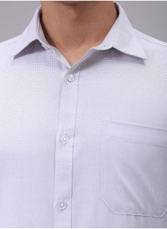 The Indian Garage Co Men Slim Fit Checkered Full Sleeves Cutaway Collar Formal Shirt  - Image 5