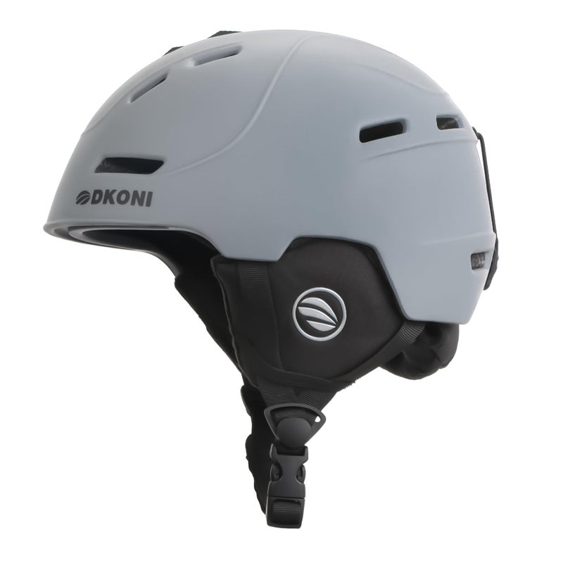 DKONI Ski Helmet for Adults Snowboard Helmet Men Women Youth Certified Snow Sports Helmet for Skiing Snowboarding (Gray, Large: 22.5-24.5 inch (58-62cm)) - Image 1