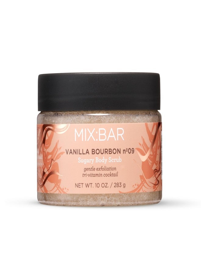 MIX:BAR Vanilla Bourbon Sugary Body Scrub for Women, Exfoliating & Cleansing with Niacinamide, Panthenol & Vitamin C, Paraben Free, Vegan, 10oz - Image 1