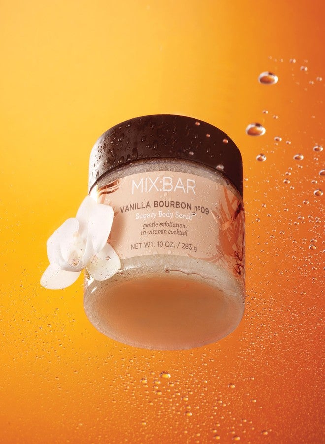 MIX:BAR Vanilla Bourbon Sugary Body Scrub for Women, Exfoliating & Cleansing with Niacinamide, Panthenol & Vitamin C, Paraben Free, Vegan, 10oz - Image 2