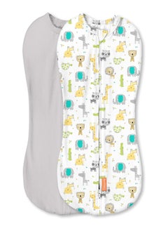 SwaddleMe Summer Infant Swaddlepod Safari Excursion, Set Of 2, 2 Count (Pack Of 1)  - Image 1