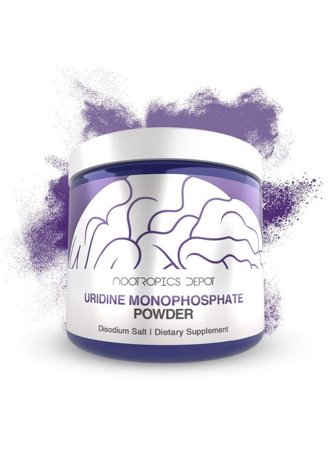Nootropics Depot Uridine Monophosphate Powder | 60 Grams | Disodium Salt | Supports Healthy Cognitive Function + Enhances Memory* | Supports Healthy Mitochondrial Function* - Image 1