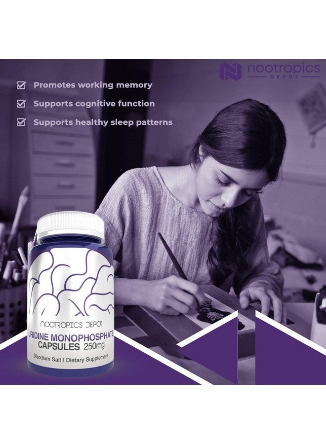 Nootropics Depot Uridine Monophosphate Powder | 60 Grams | Disodium Salt | Supports Healthy Cognitive Function + Enhances Memory* | Supports Healthy Mitochondrial Function* - Image 3