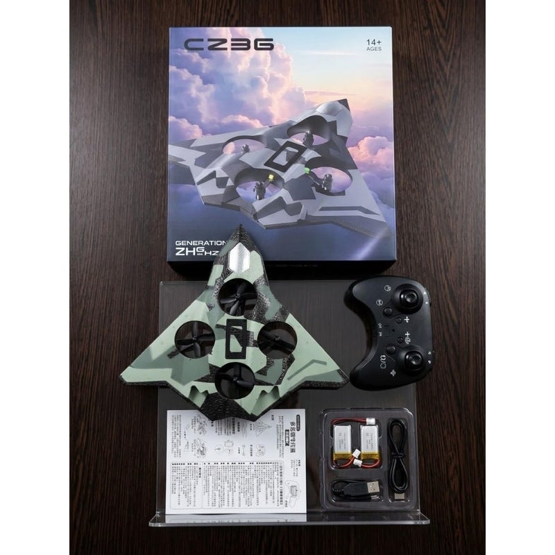 F117 Flying Drone Ghost Army Drone 2 Rechargeable Batteries - Image 3