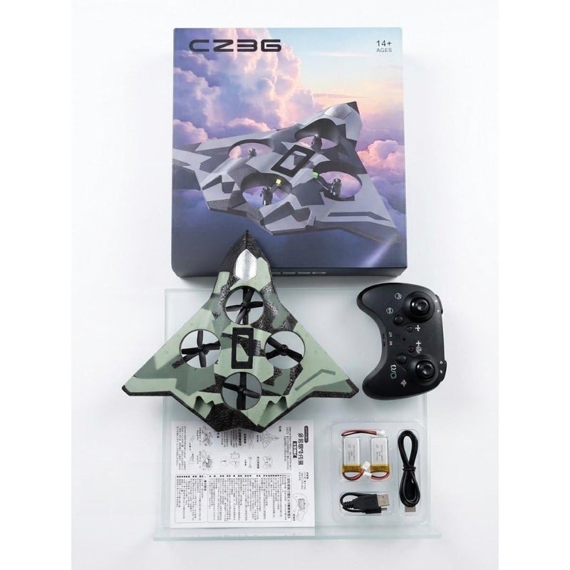 F117 Flying Drone Ghost Army Drone 2 Rechargeable Batteries - Image 2