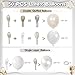 Paeyeq Pearl White Balloons 50 PCS 12 Inch Double Stuffed Pearl Sand White Balloons with Thick Ivory Latex Balloon for Wedding Engagement Baby Shower Bridal Birthday Anniversary Party Decorations Supplies - Image 4