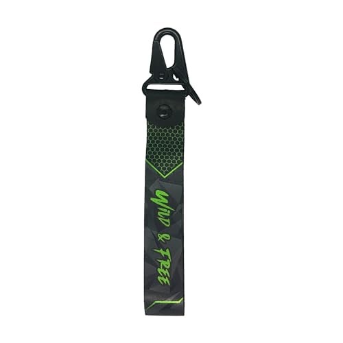 WANDERLOOMS Bike Keychain For Men Stylish Customized Superior Metal Keychain Keyring Holder For Id Card Bikes Car Keys (Wild & Free, Keychain) - Image 2