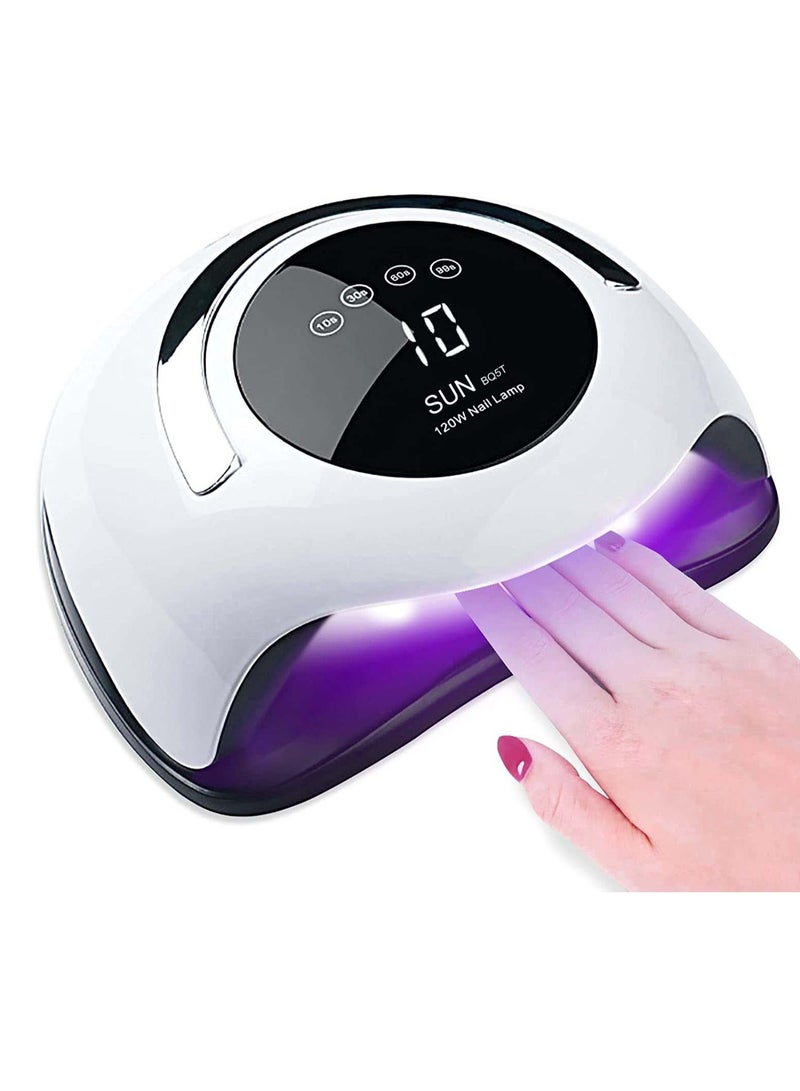 SUN 120W Nail Lamp LED UV Light Professional Dryer Gel Curing Machine Art Timer - Image 2