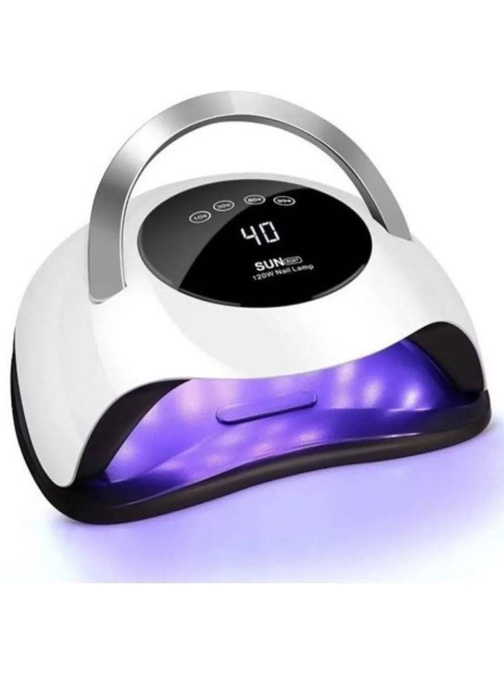 SUN 120W Nail Lamp LED UV Light Professional Dryer Gel Curing Machine Art Timer - Image 1