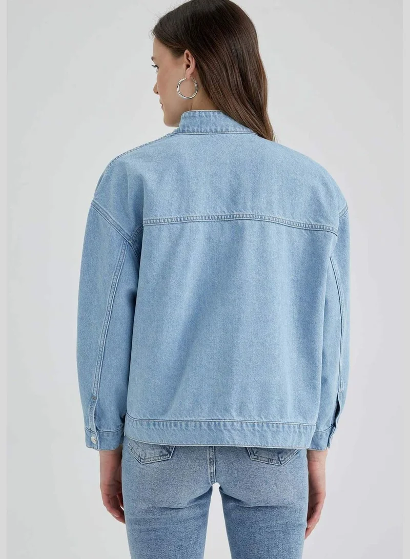 DeFacto Woman Cargo Fıt Denim Jacket