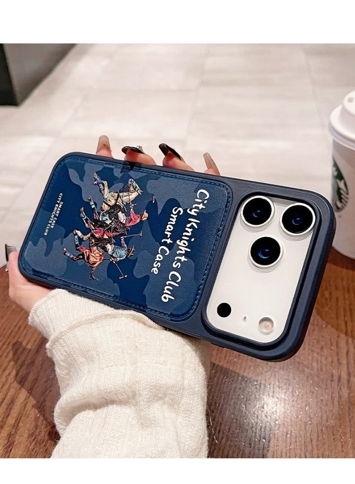 ICARLUS Magsafe Magnetic Phone Case for iPhone 17 Pro Max Shockproof Protective Cover Luxury Knight Custom Pattern - Image 2