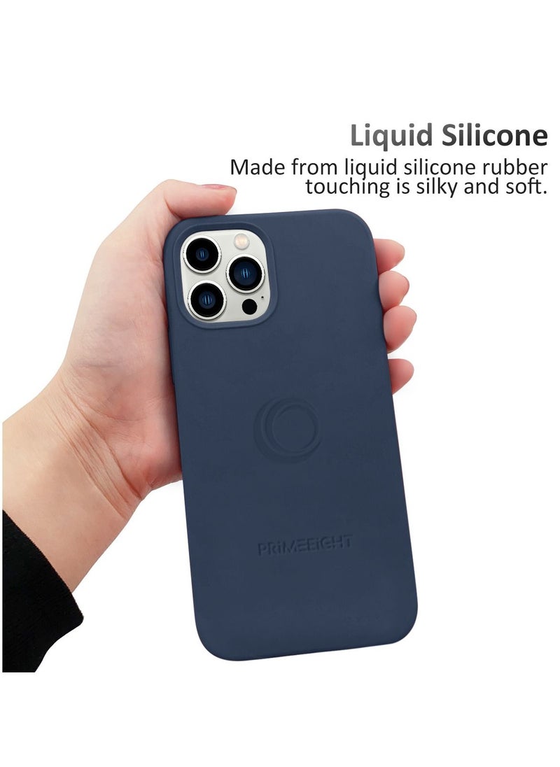 PRIMEEIGHT - iPhone 13 Pro Max Case 6.7 inch Shockproof Curved Edges apple iphone 13 pro max case Anti Scratch iphone 13 Pro Max protective case BLUE - Image 1