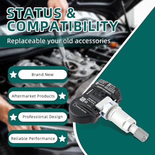 AUTOKAY Set of 4 52933-D4100 TPMS Tire Pressure Sensor 433mhz for Hyundai Elantra Grandeur I30 - Image 4