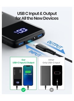 INIU 22.5W Slim Power Bank, 10500mAh USB-C Fast Charger with PD3.0 & QC4.0, LED Display Portable Battery Pack  - Image 4