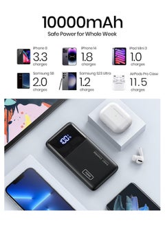 INIU 22.5W Slim Power Bank, 10500mAh USB-C Fast Charger with PD3.0 & QC4.0, LED Display Portable Battery Pack  - Image 5