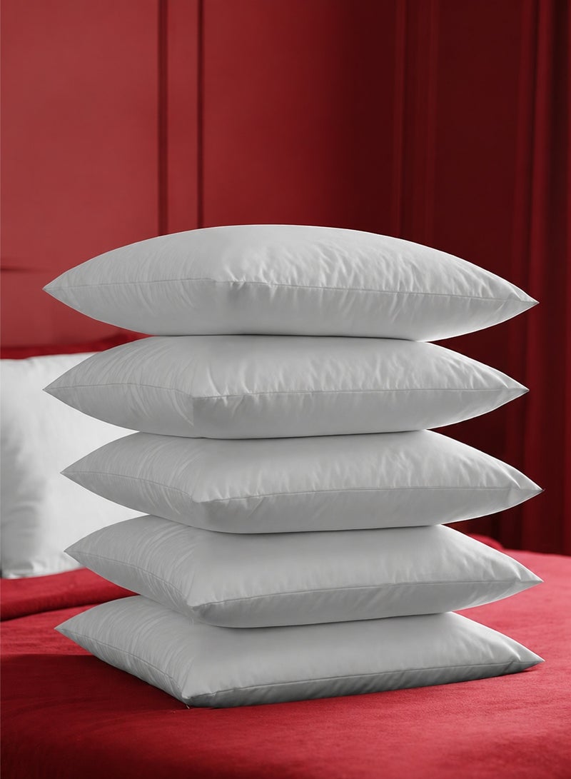 House One 5 Pieces | Microfiber Cushion Filler - White - 50x30 cm - Image 1
