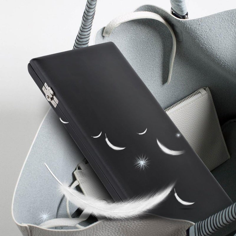 Fockety Wooden Oboe Case Storage Case Exquisite Cover Case Holder Oboe Case Oboe Accessory Solid Oboe Reeds Case for 10/12/20pcs Oboe Reeds(20 sticks) - Image 4