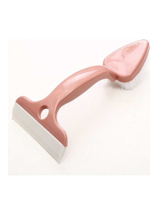Y&D Double Head Ceramic Tile Gap Cleaning Brush Pink/White
