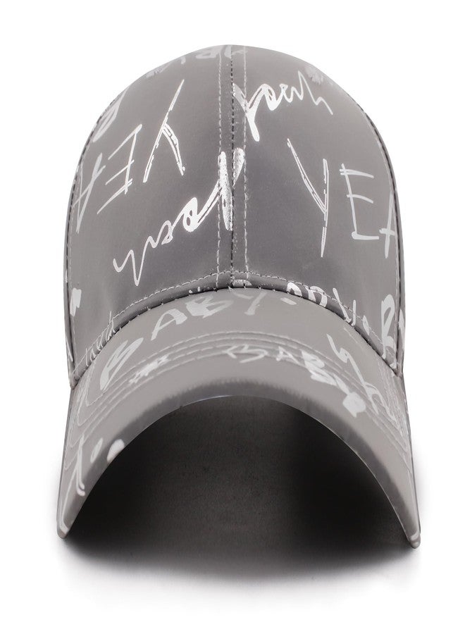 VRITRAZ Polyester Blend Stylish Baseball Caps for Women(Grey), Free Size - Image 3