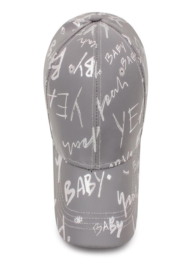 VRITRAZ Polyester Blend Stylish Baseball Caps for Women(Grey), Free Size - Image 5