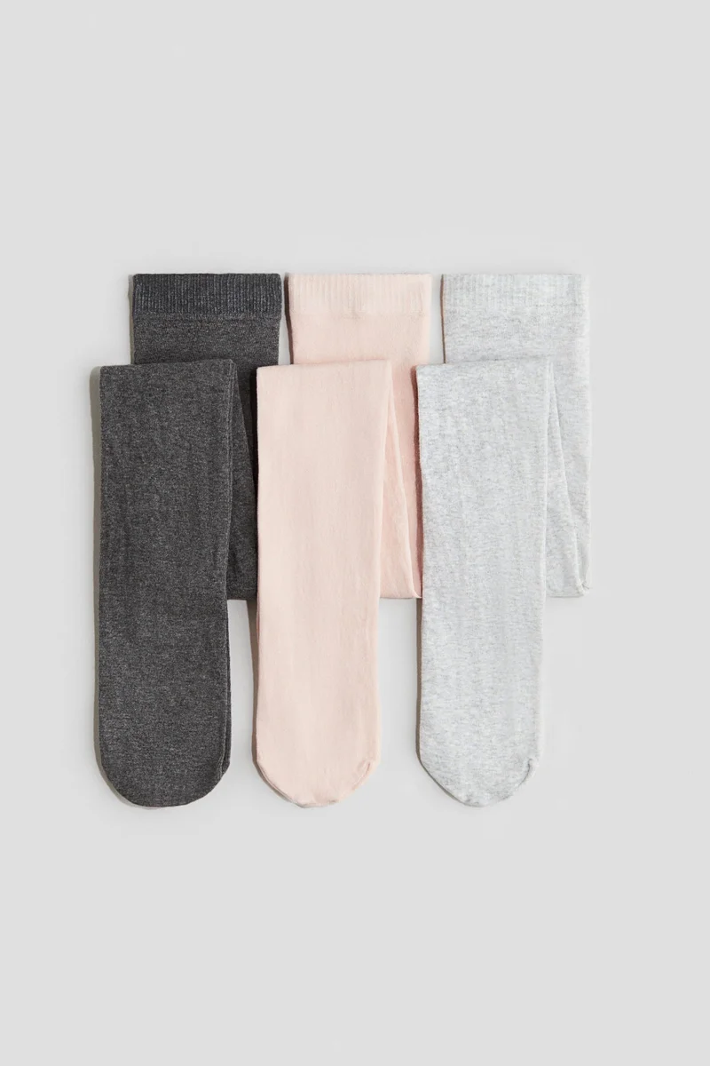 H&M 3-pack fine-knit tights
