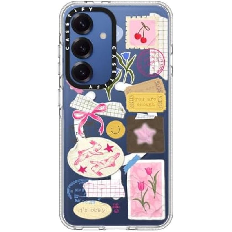 Casetify Magnetic Clear Galaxy S25 Case 【Compatible with Magsafe】 - You are Stars Collage - Image 4
