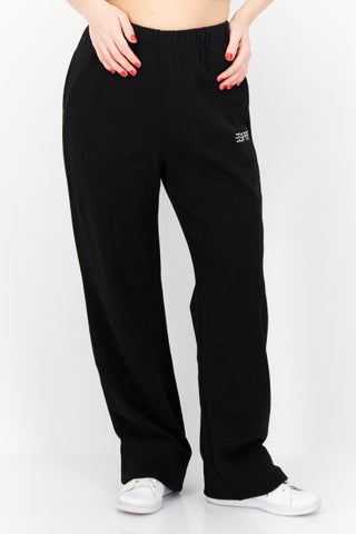 Women Regular Fit Embroidered Logo Pant, Black - pzsku/Z7C274E260F6474433CB0Z/45/1747056937/45a2189d-850b-4508-aa22-422142abed2c