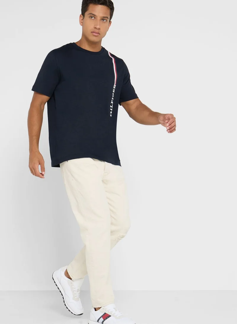 TOMMY HILFIGER Logo Crew Neck T-Shirt
