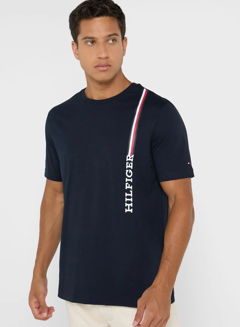 TOMMY HILFIGER Logo Crew Neck T-Shirt