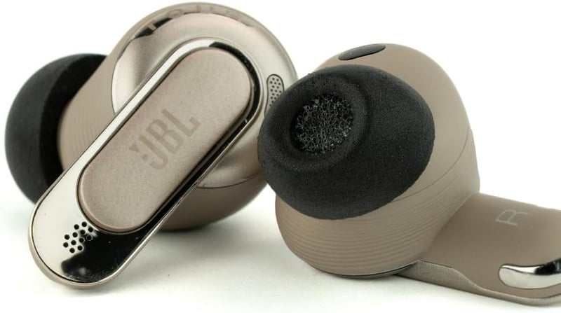 COMPLY TWo-230-A | Premium Memory Foam Replacement Earbud Tips for JBL Tour Pro 3, Nothing Ear, OnePlus Buds, & More | Ultimate Comfort, Secure Fit, Superior Noise Isolation| Black (S/M/L) (3 Pairs) - Image 2