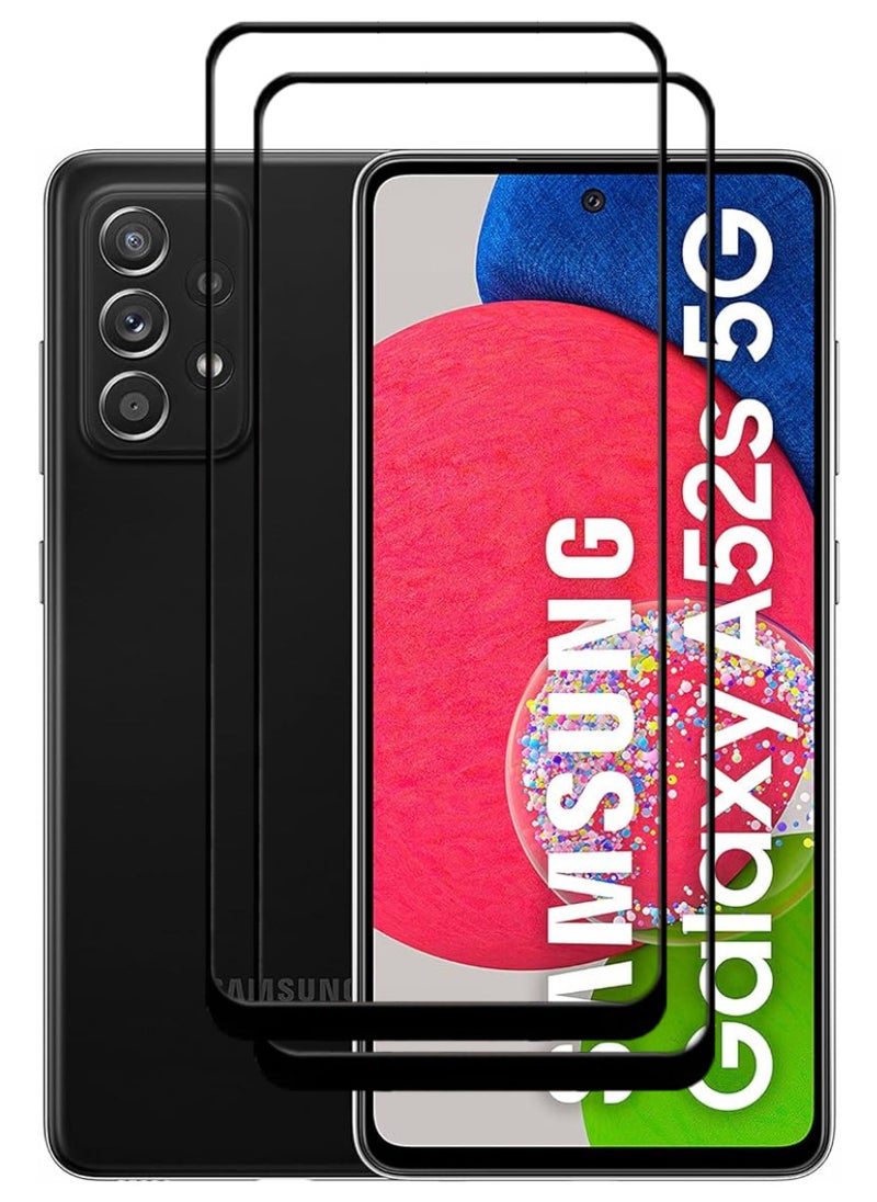 ACLIX 2 Pieces Antistatic ESD Dustproof Premium Quality High Definition Tempered Glass Screen Protector Designed For Samsung Galaxy A52s 5G - Image 1