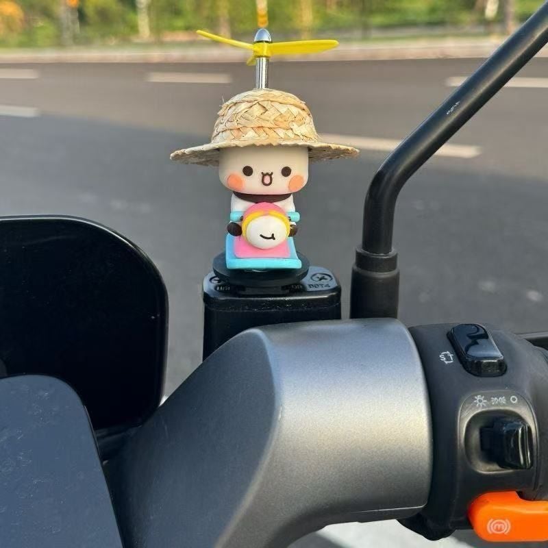 Yierbubu Helmet Car Decoration Piece for Road Bikes, Electric Motorcycles, and Electric Vehicles, Small Accessory Hanging Ornament - Image 5