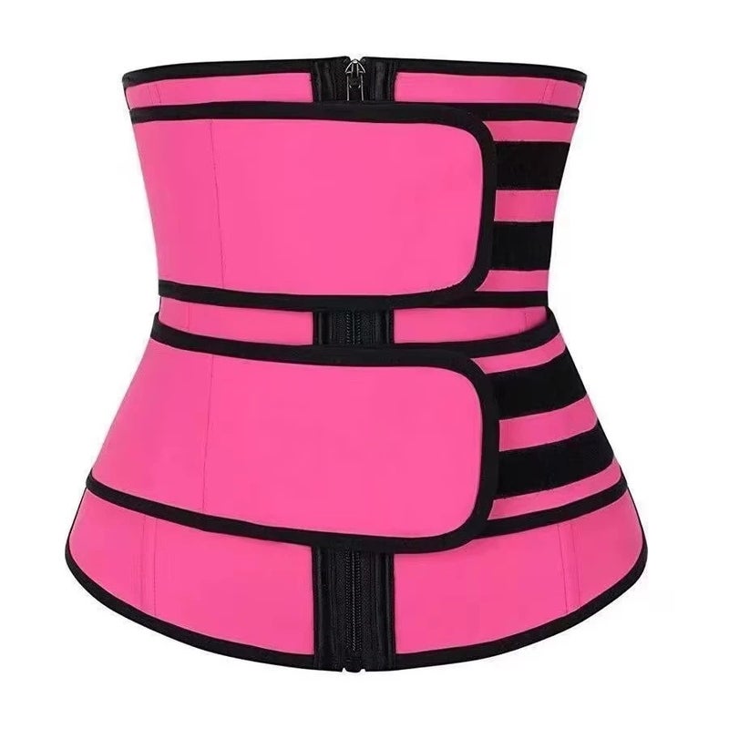 Bluejw Women Corset Slimming Belt - 3 Straps Adjustable Compression Waist Trainer - Tummy Body Shaper Girdle - Waist Trimmers - Image 2