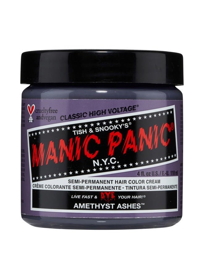 Manic Panic Semi-Permanent Haircolor Amethyst Ash 4 Ounce Jar (118Ml) - Image 1