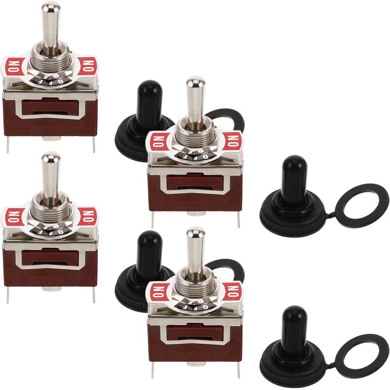 4 Pcs Waterproof 3 Way Momentary Toggle Switches 3 Pin Dual Reset for Car Boat Marine - Image 2
