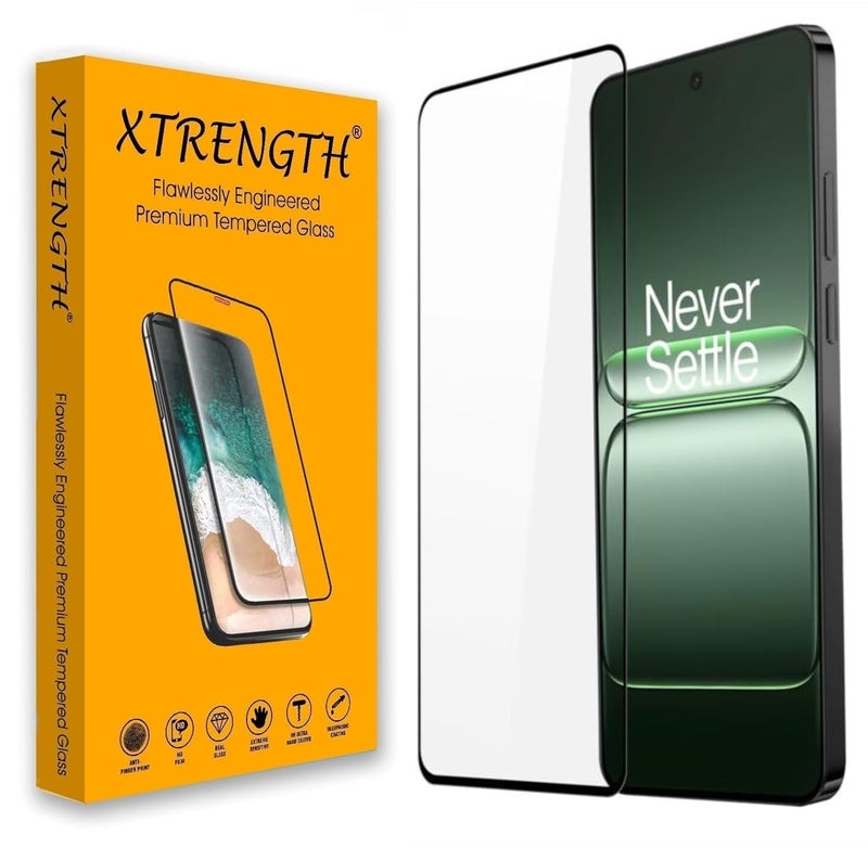 XTRENGTH Advanced HD+ Gorilla Tempered Glass Screen Protector Designed for OnePlus Nord CE5 5G - Edge to Edge Full Screen Coverage with Easy Installation Kit (Anti-Scratch) - Image 1