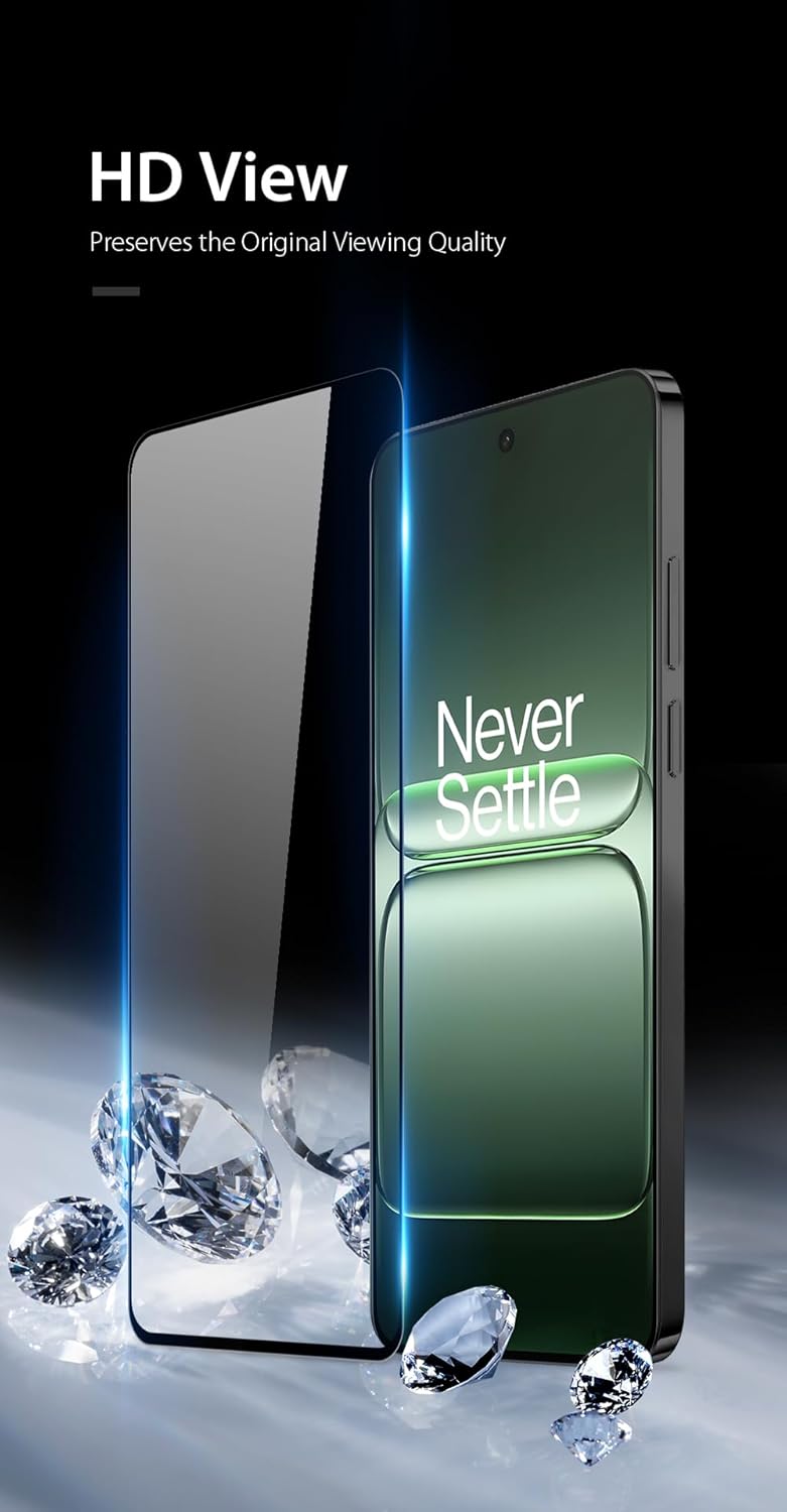 XTRENGTH Advanced HD+ Gorilla Tempered Glass Screen Protector Designed for OnePlus Nord CE5 5G - Edge to Edge Full Screen Coverage with Easy Installation Kit (Anti-Scratch) - Image 3