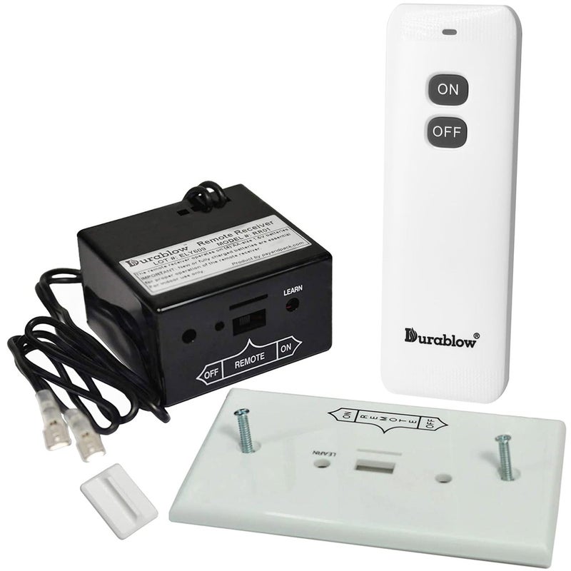 Durablow TR1001 OnOff Gas Fireplace Remote Control Kit for Millivolt Valve IPI Module Replaces Wall Switch Wireless Gas Fireplace Remote