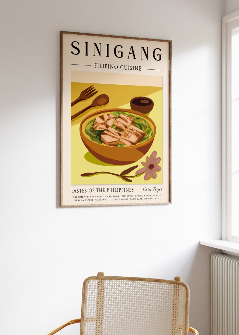 TNESSENTIAL Sinigang Filipino Food Print, Kitchen Poster - Image 2